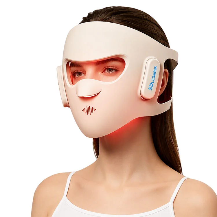 Máscara de belleza con luz roja LED